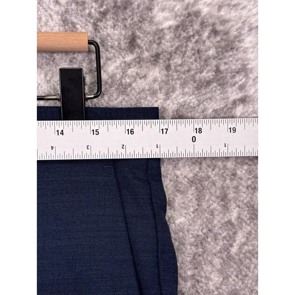 New J Crew Ludlow Slim Dress Pants 32 x 34 Mens Blue Stretch Wool Trouser